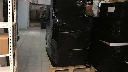Stockage sur palette de 6 m² dans un entrepôt sécurisé