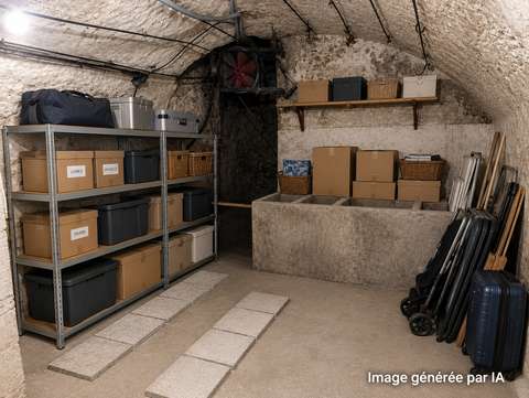 Grande cave sèche - Place des Grands Hommes