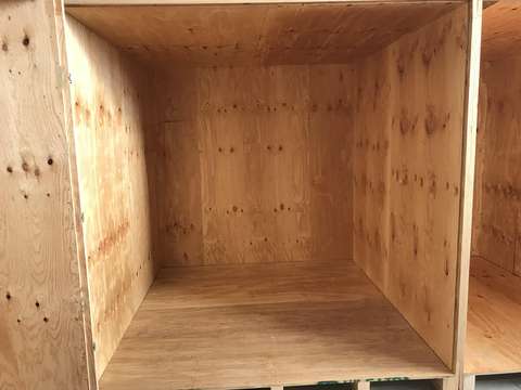 Box en bois garde meuble intérieur 12m3