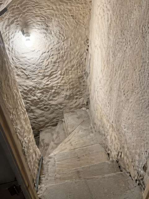 Espace de stockage dans cave