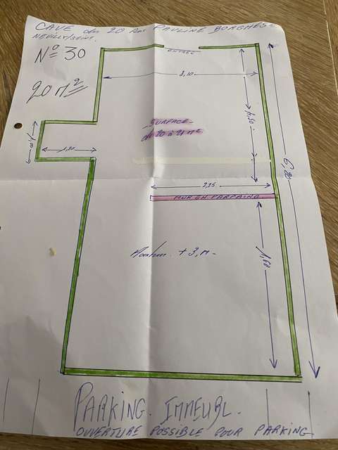 Cave 20m² - Neuilly-sur-Seine