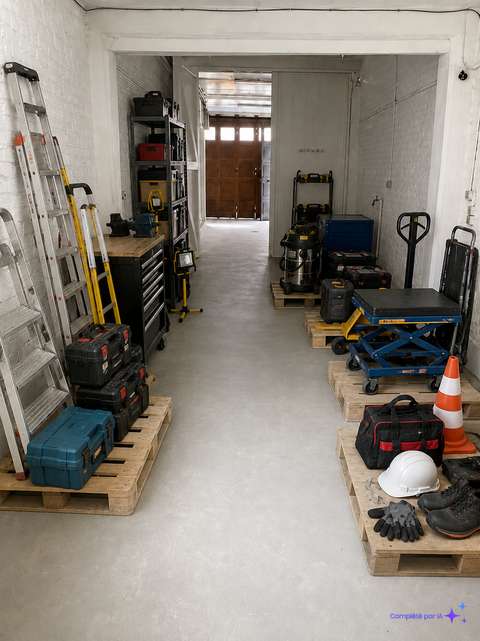 80 m2 de stockage Tramway Botanique