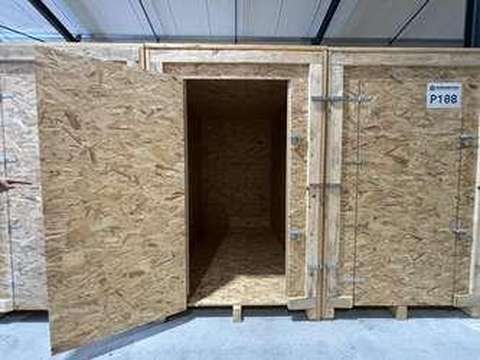 Box en bois garde meuble intérieur 8m3