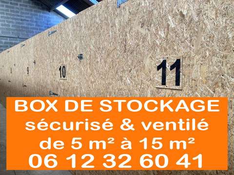 Box de stockage 10 m² - garde-meuble -