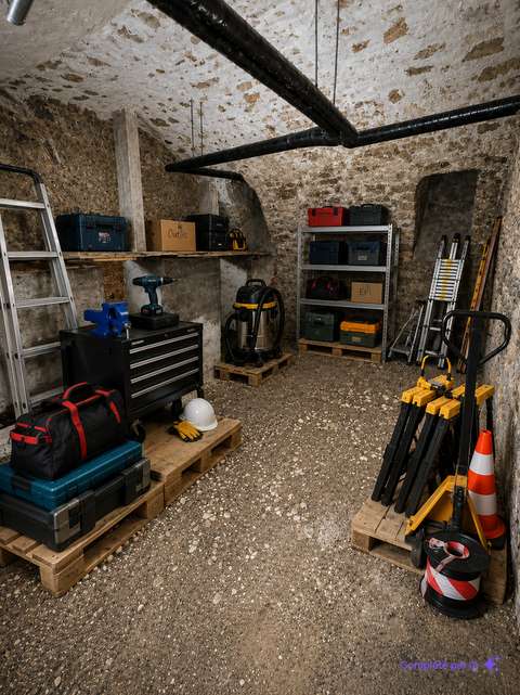 Cave pour stockage vieux lille - 21 m2