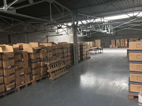 Costockage dans un entrepôt sécurisé