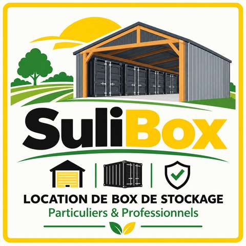 Conteneurs stockage artisans et particuliers sous abri à