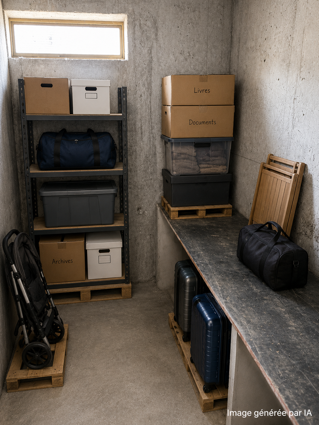 CAVE A LOUER : stockage / Bois d'Arcy