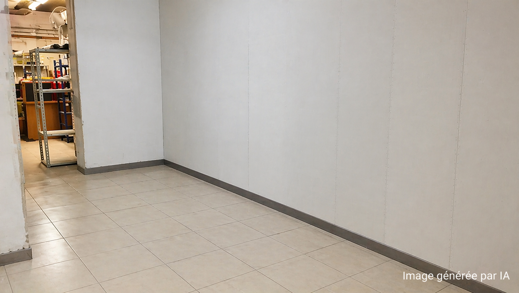 Stockage sur palette de 1 m² dans un