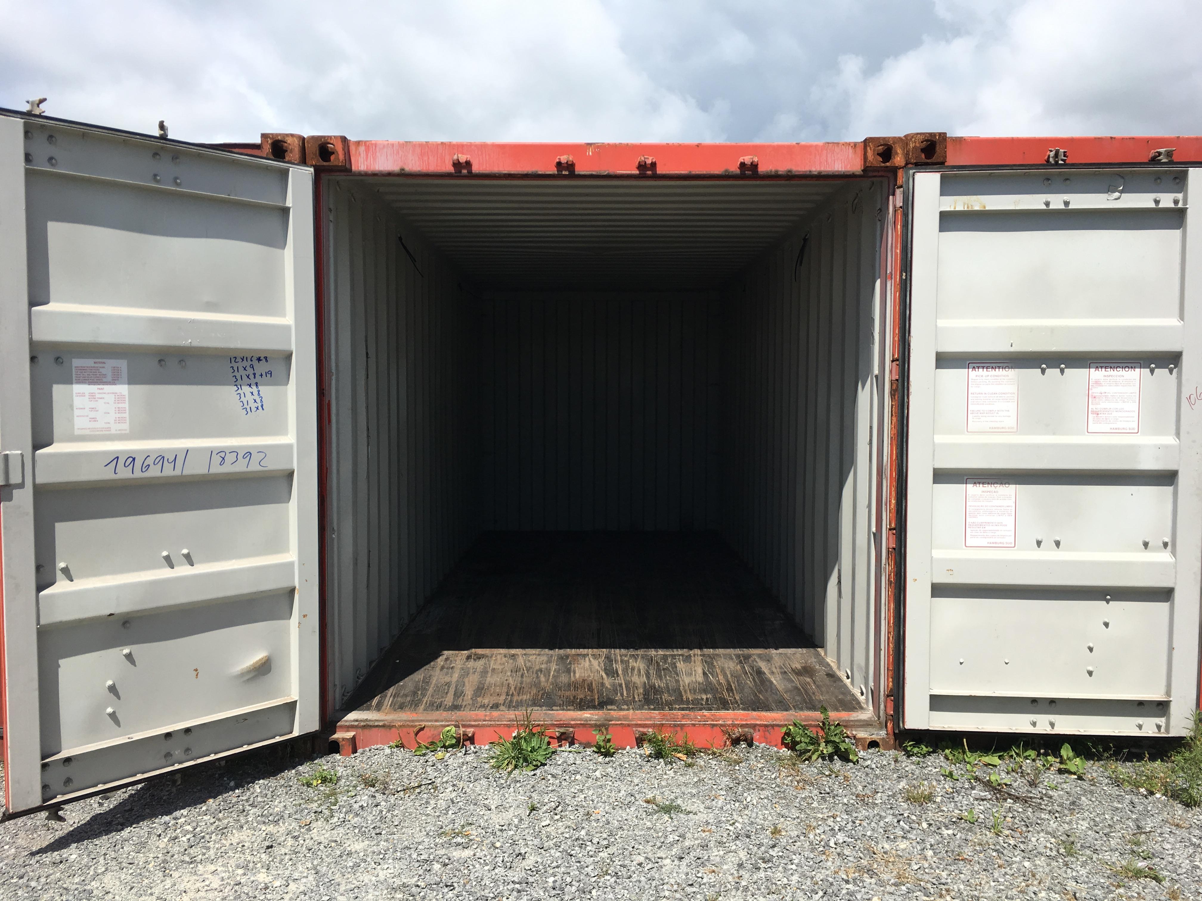Box de stockage, 20 pieds, kc 20. L6