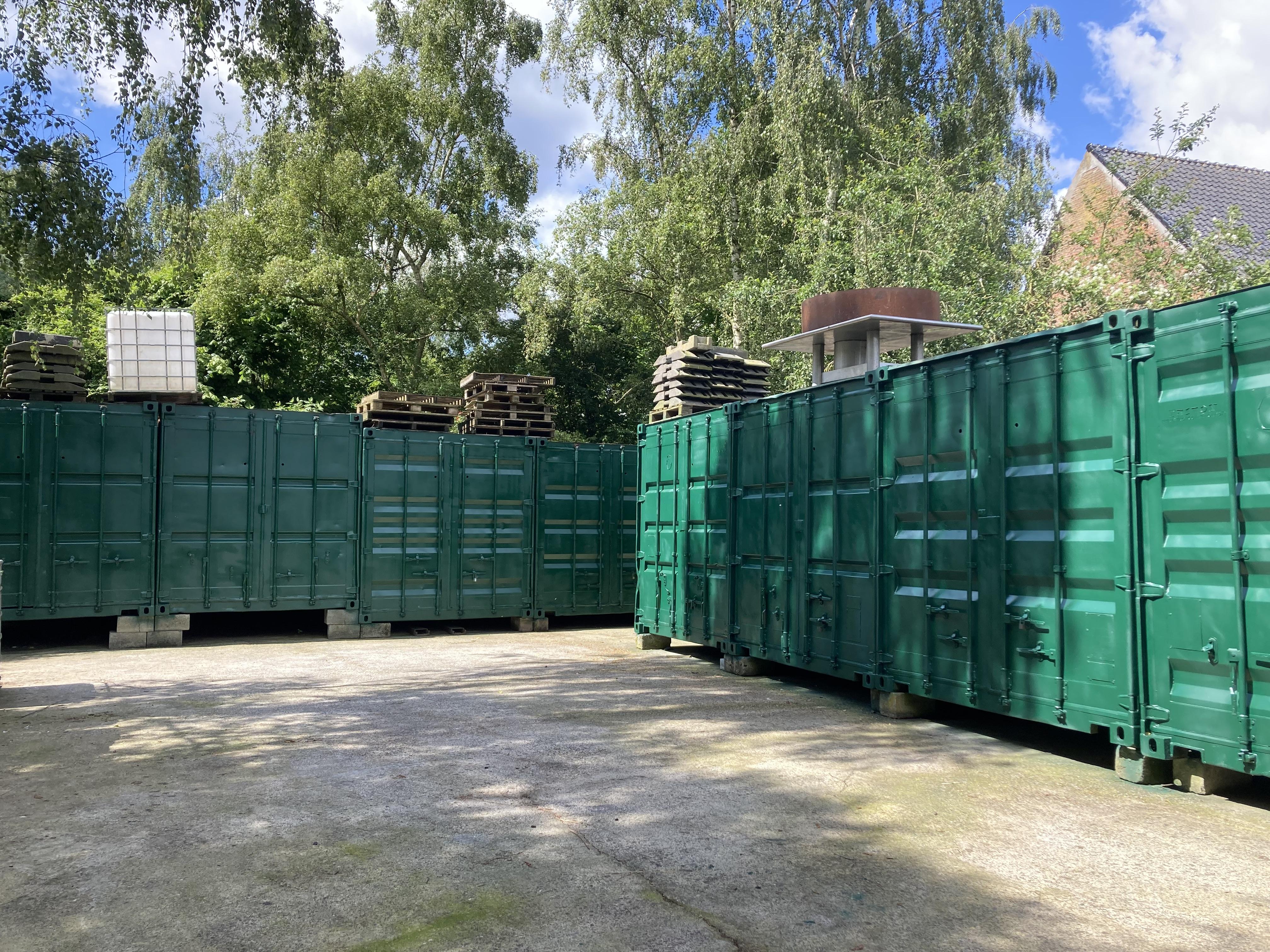 Container de stockage à Braine le Comte