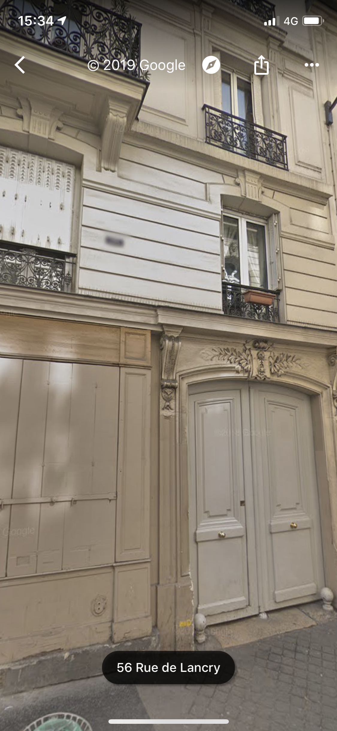 Cave saine, sol béton, porte Blindée Paris 10ème