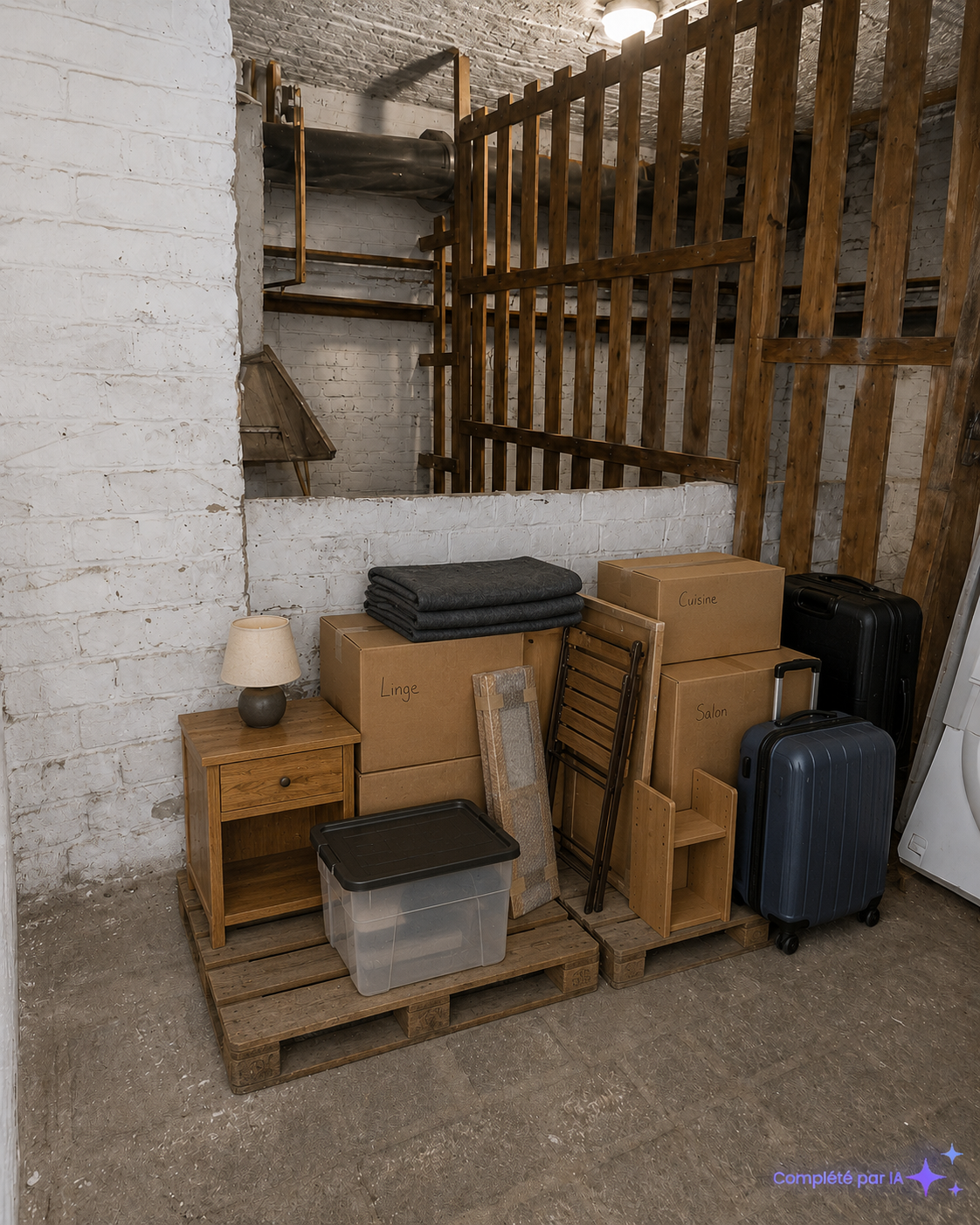 Location cave privative pour stockage