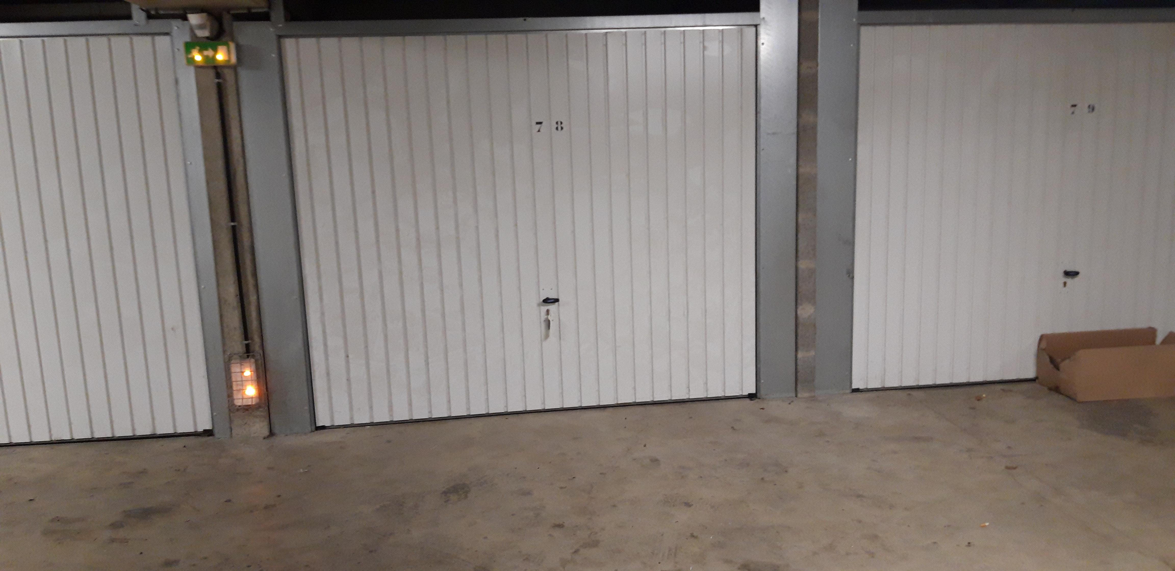 Garage sécurisé en sous-sol