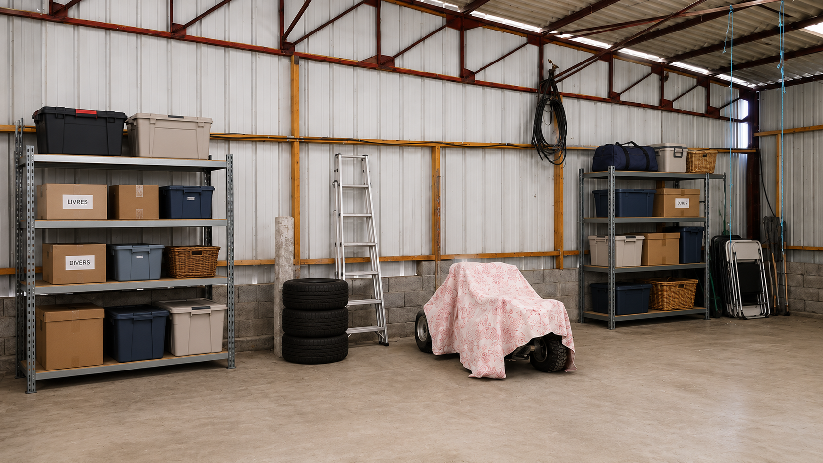 Bâtiment de stockage
