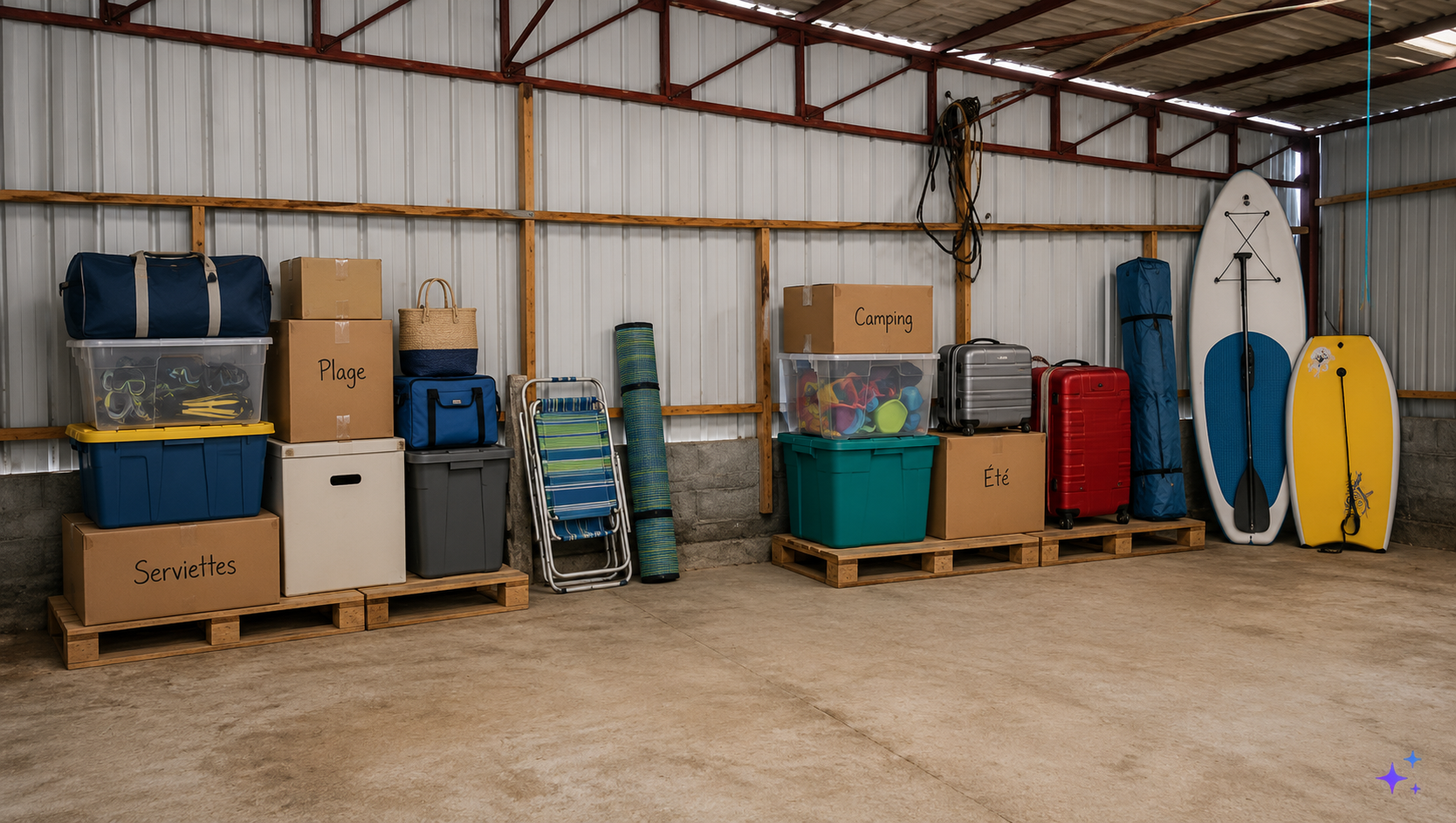 Bâtiment de stockage