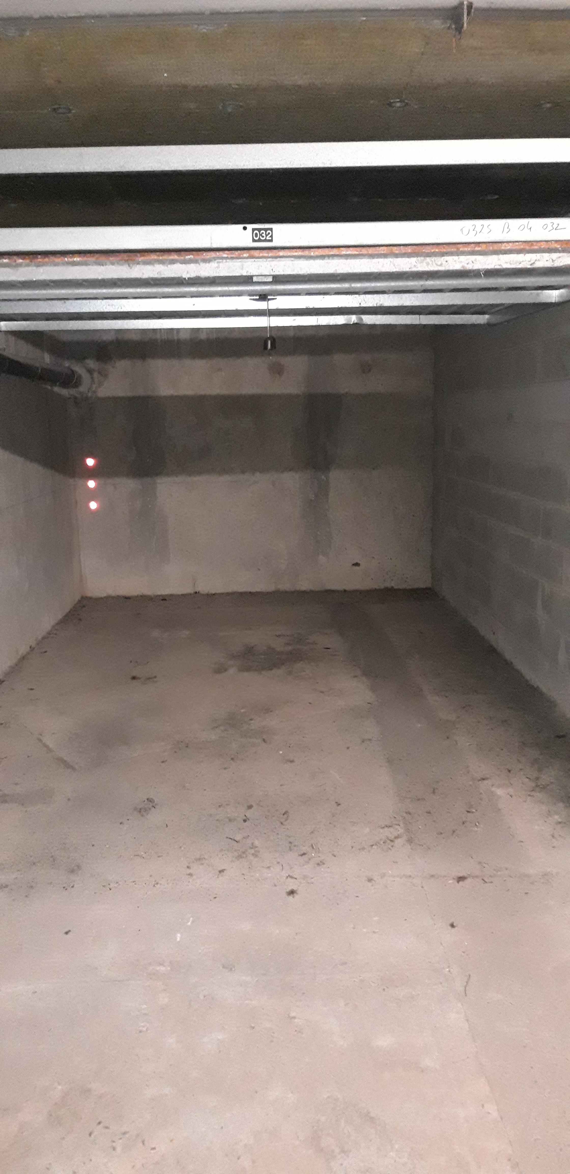 Garage sécurisé en sous-sol