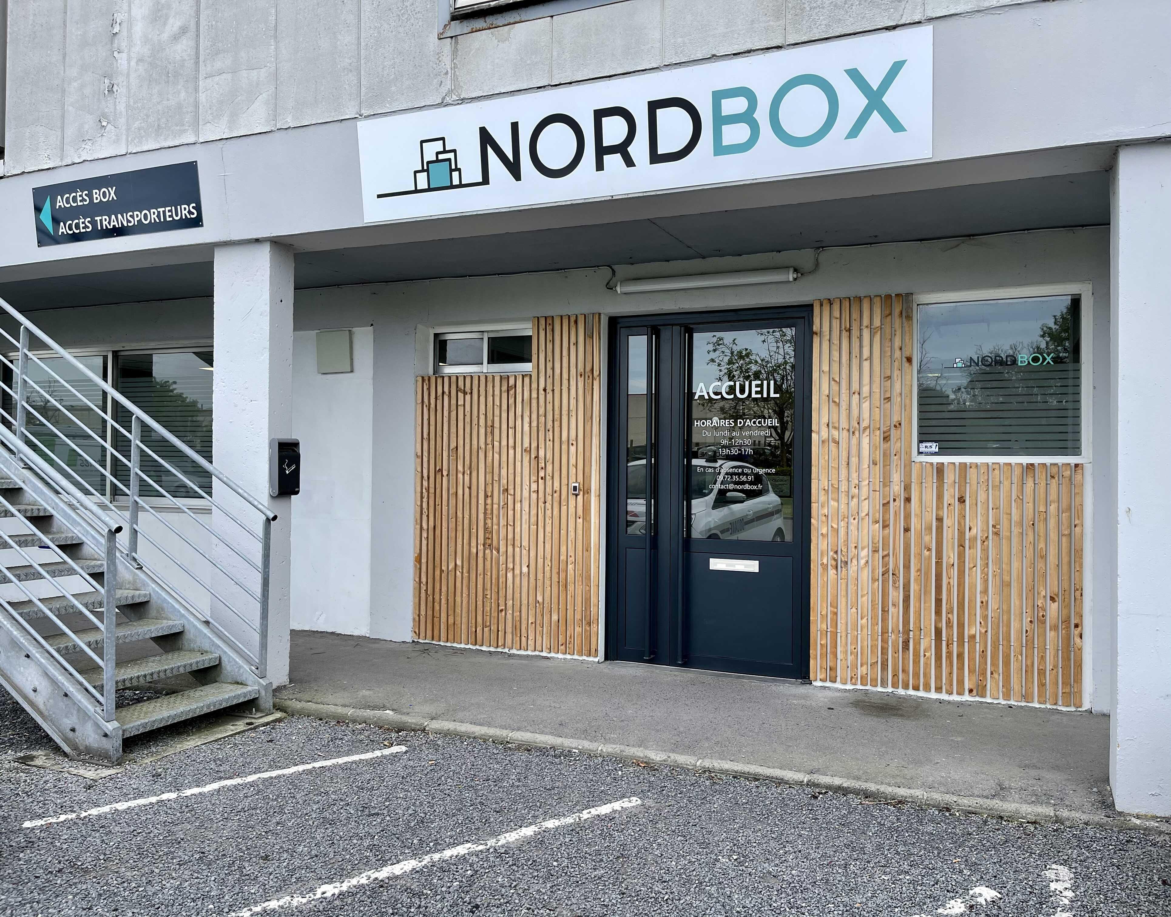 Box de stockage de 20m² dans un bâtiment