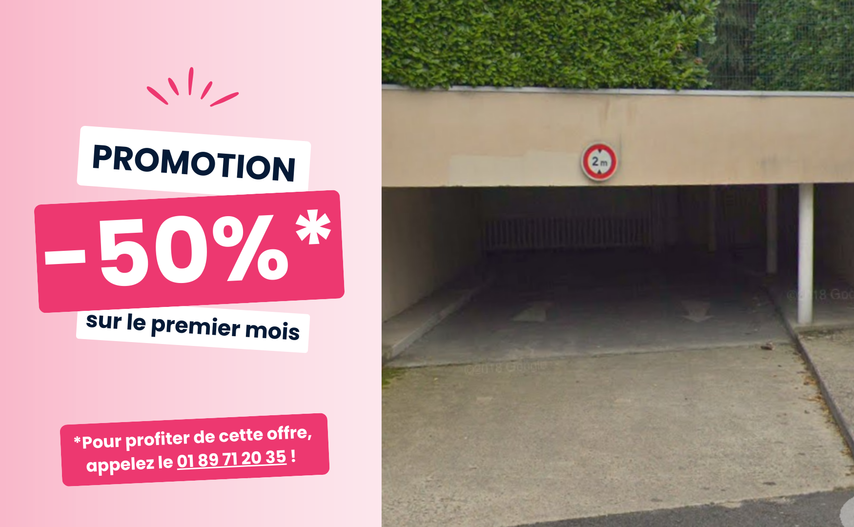 A la location : garage / parking