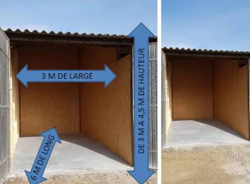 A louer stockage dans garage 18m² 100% Sécurisé Bétonné
