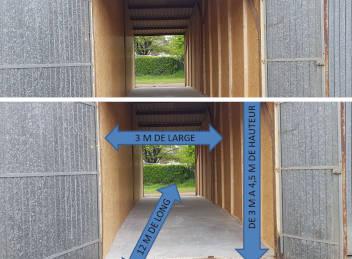 Garage 36m² 100% Sécurisé Bétonné