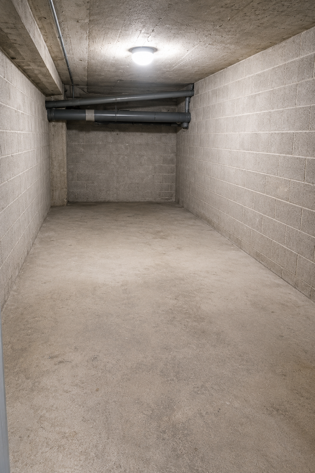 Box de stockage en sous sol