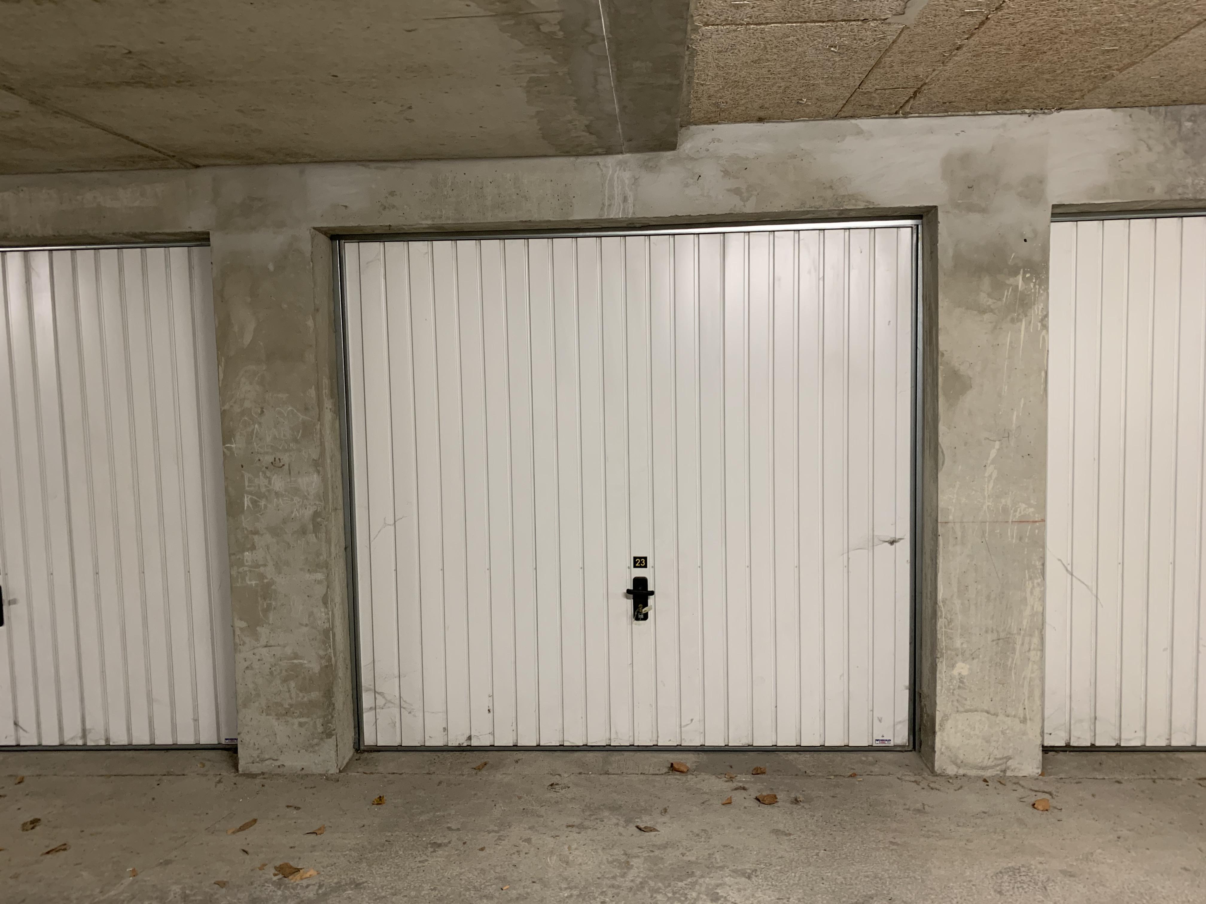 Location d'un garage en sous-sol
