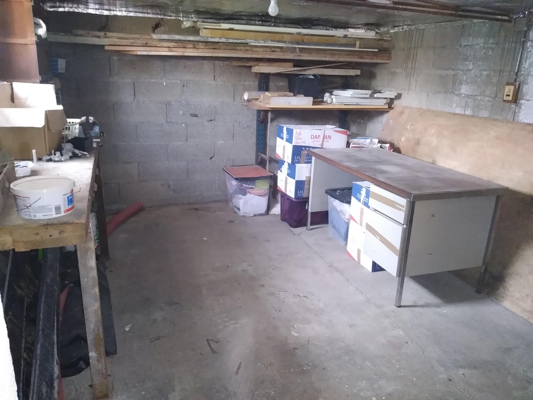 Sous sol sous maison individuelle 15m2 Saint Georges