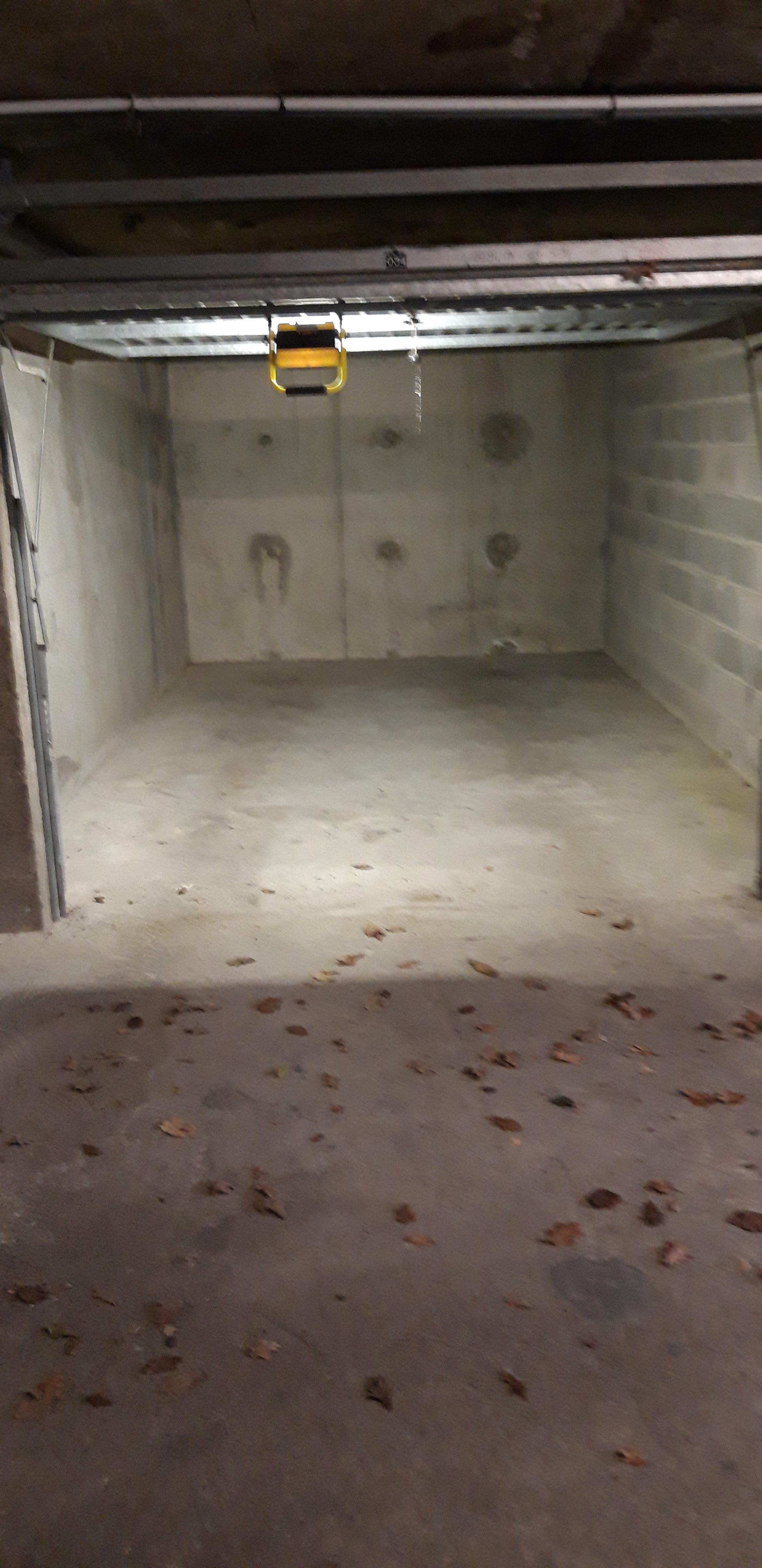 Garage en sous sol sécurisé