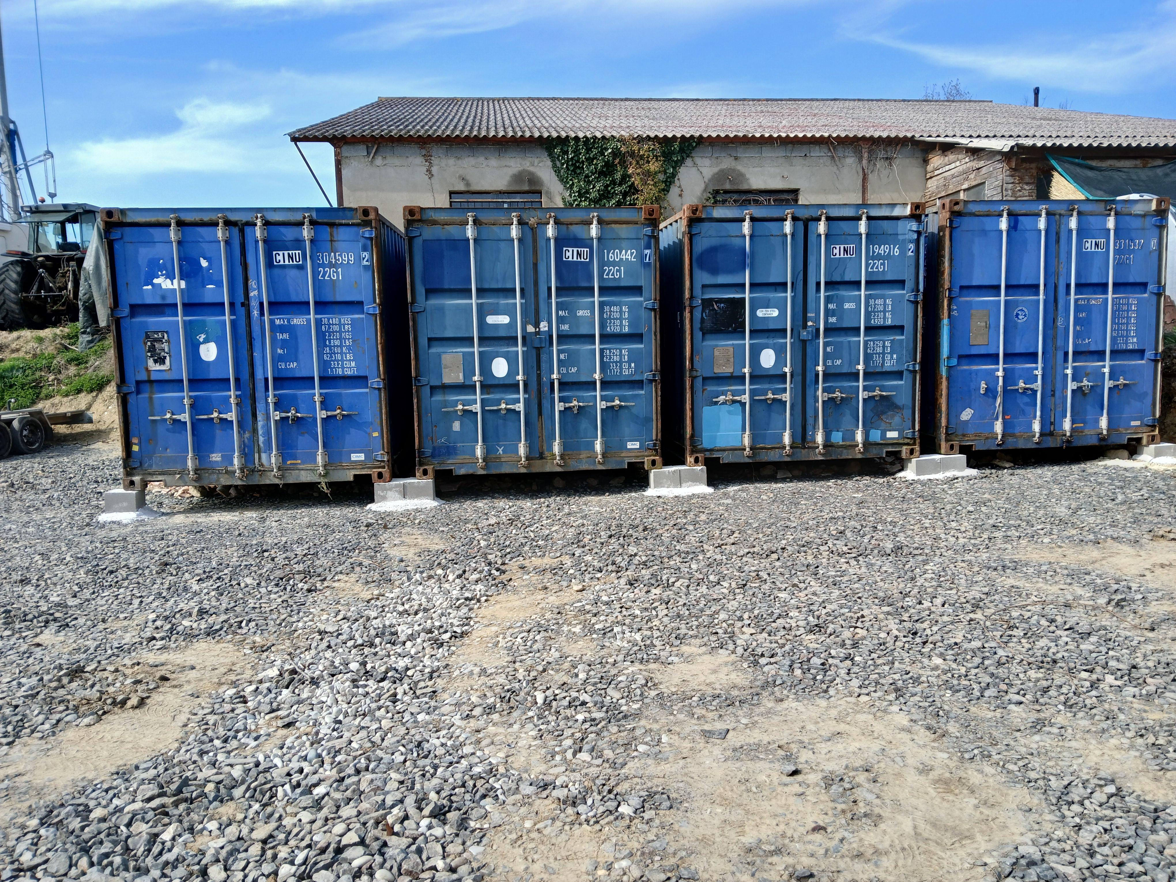 Stockage Container 33 m3 à Montoison