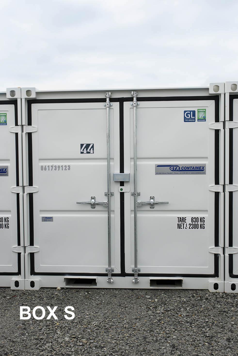 Box de stockage sécurisé de 7m²
