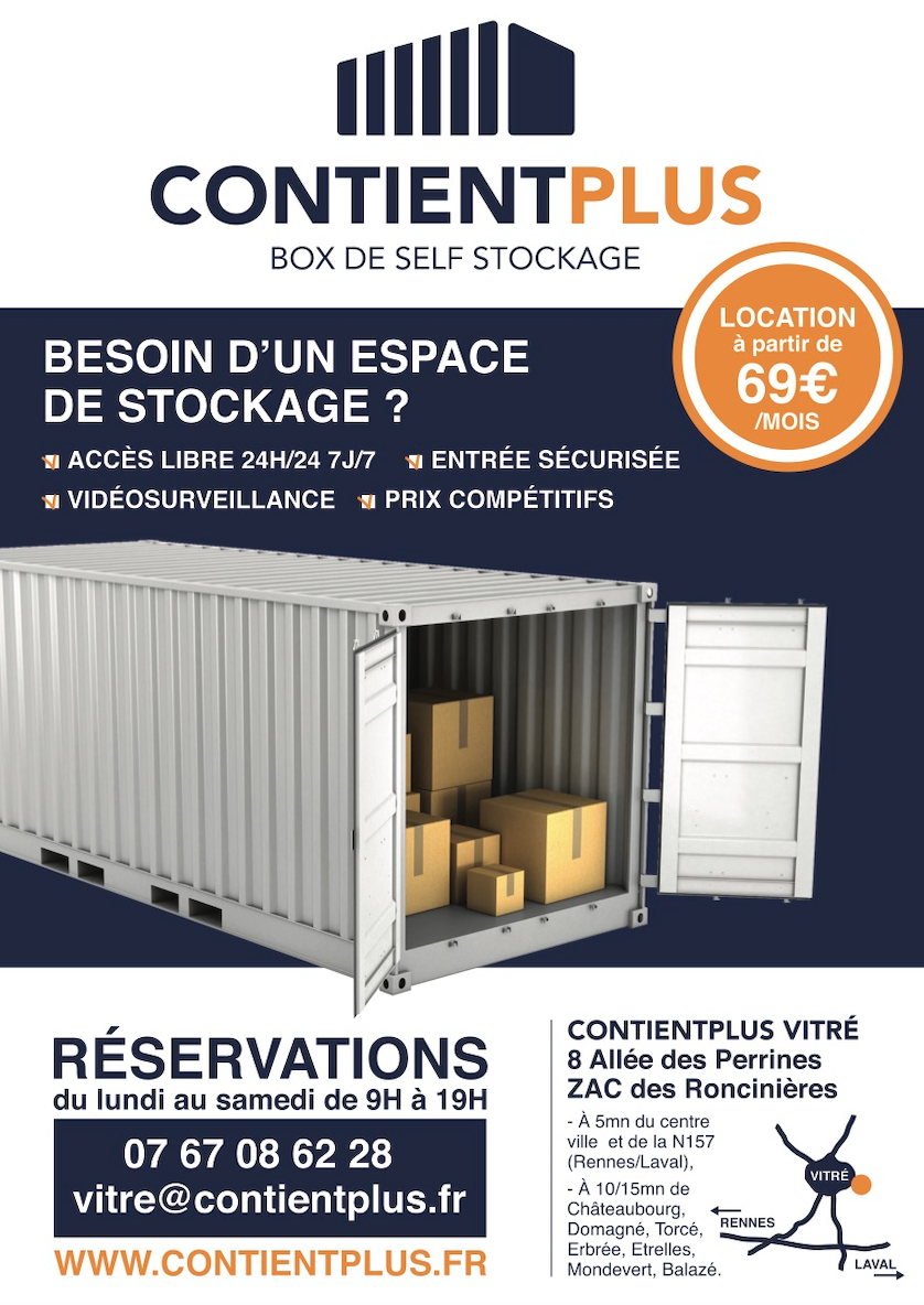 Box de stockage sécurisé de 7m²