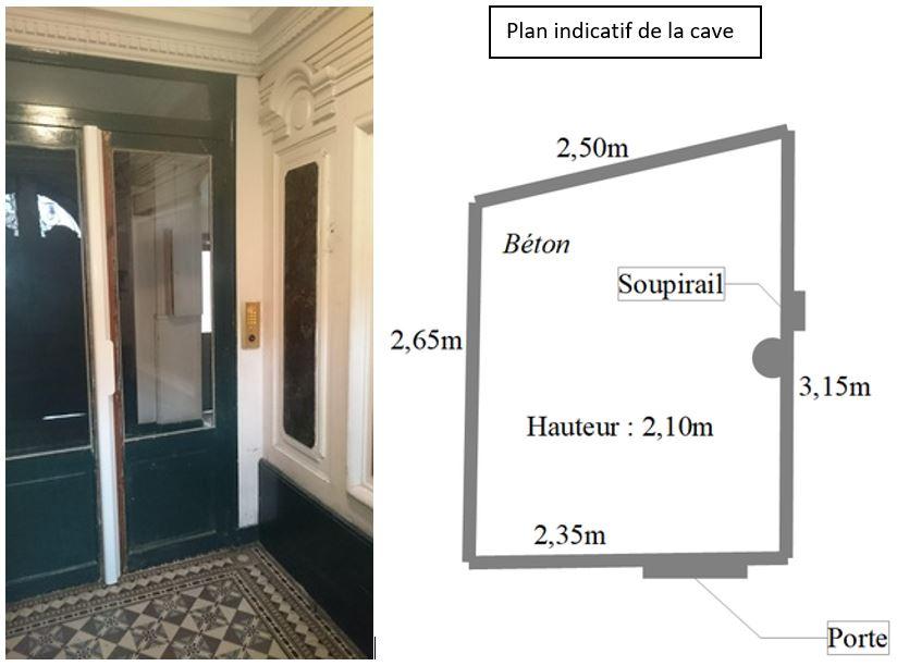 Cave saine pour stockage 7m² Belleville