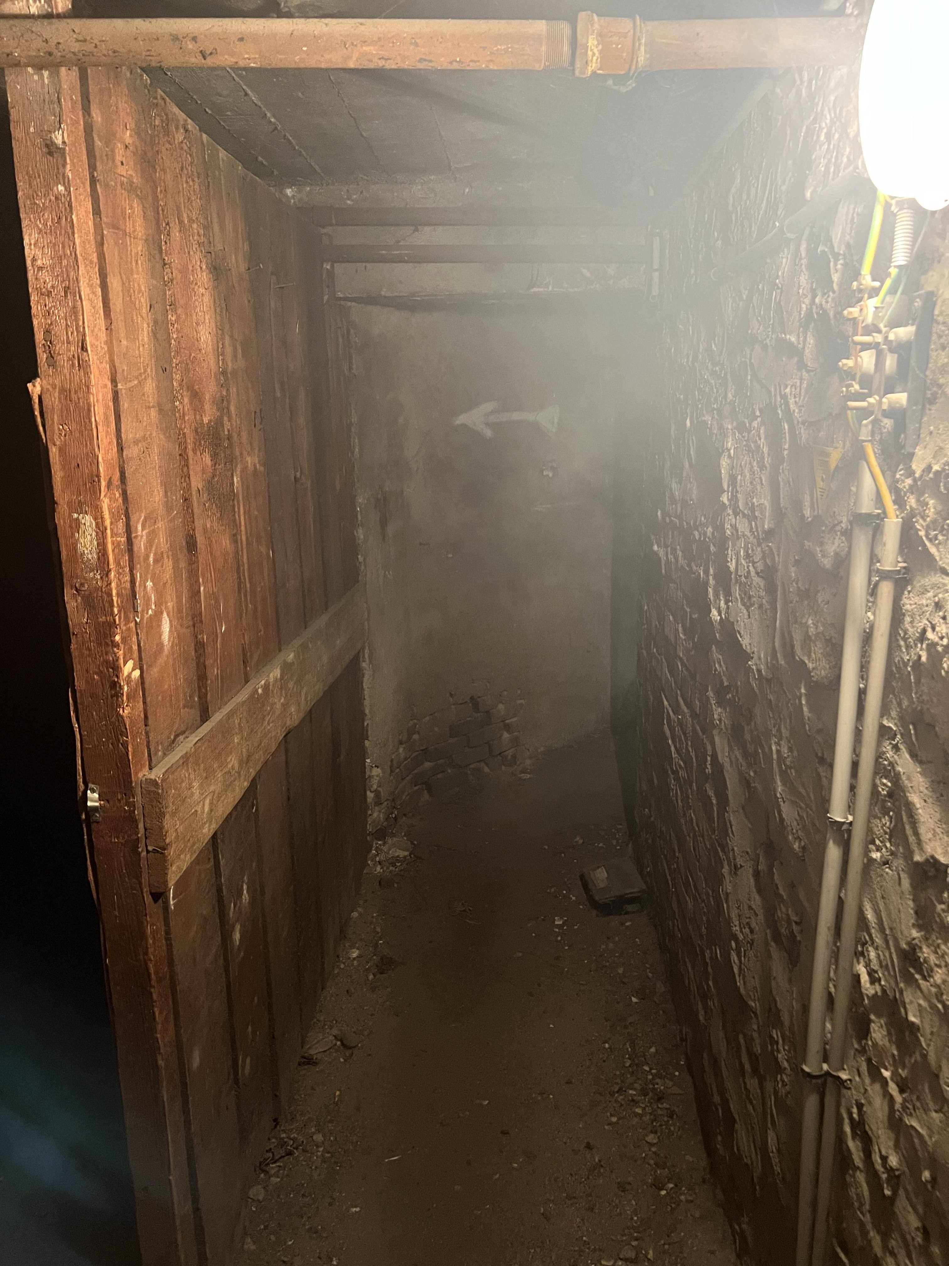 Cave sèche sécurisée en sous sol
