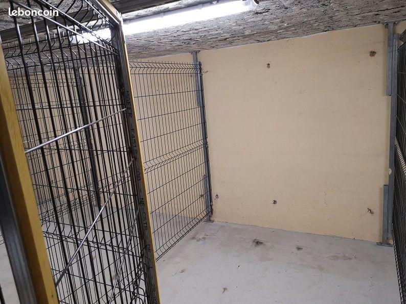 espace de stockage grillagé 3m²