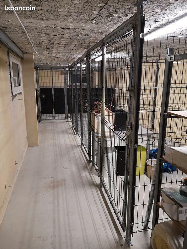 espace de stockage grillagé 3m²