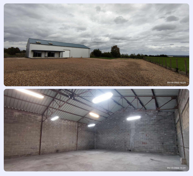 Entrepot de stockage sécurisé - 200m² - divisible