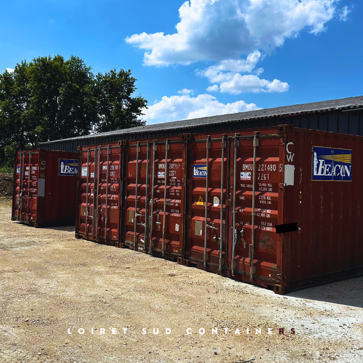 Location containers 33m³