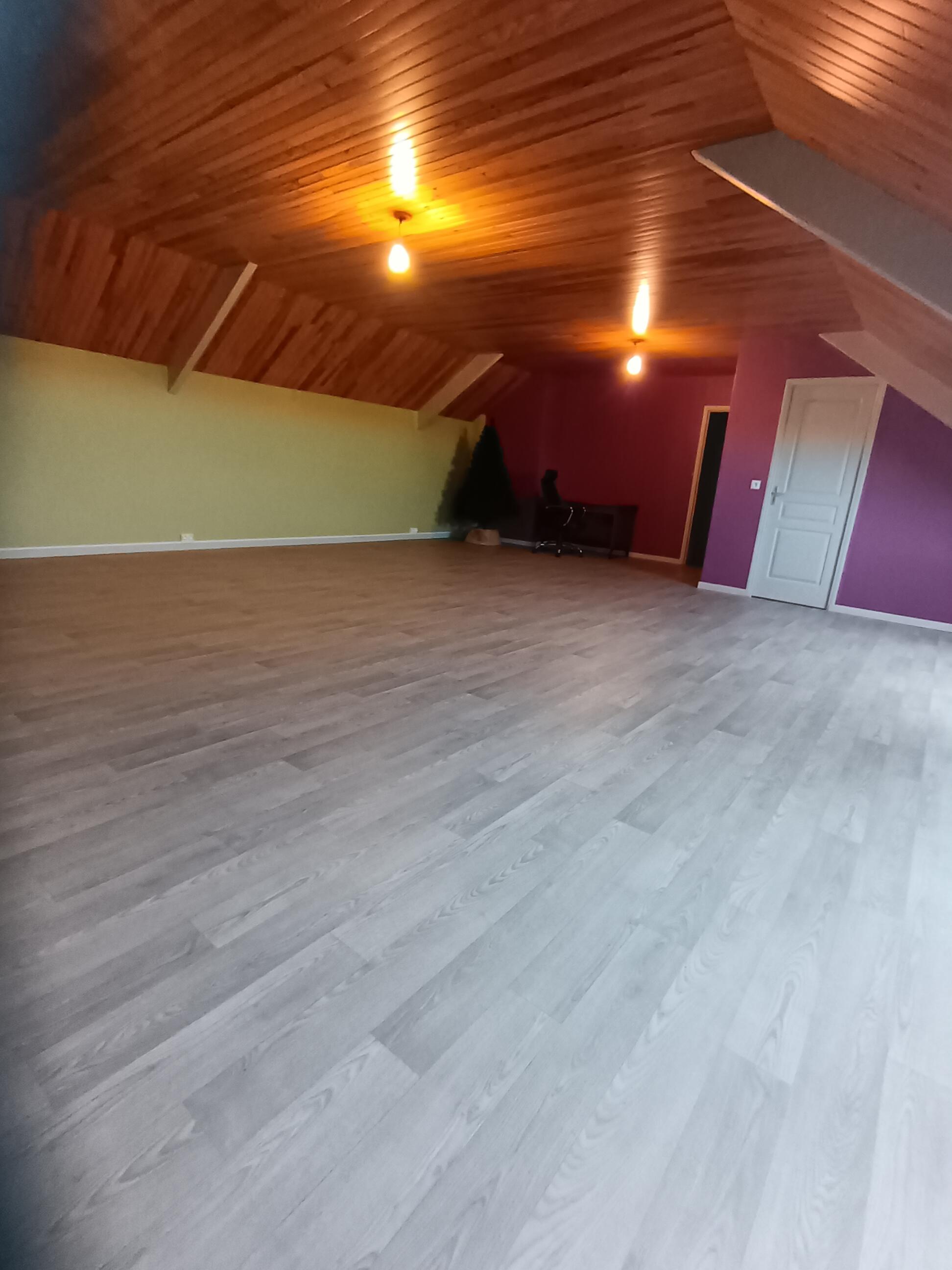 Piece de 50m² sous combles