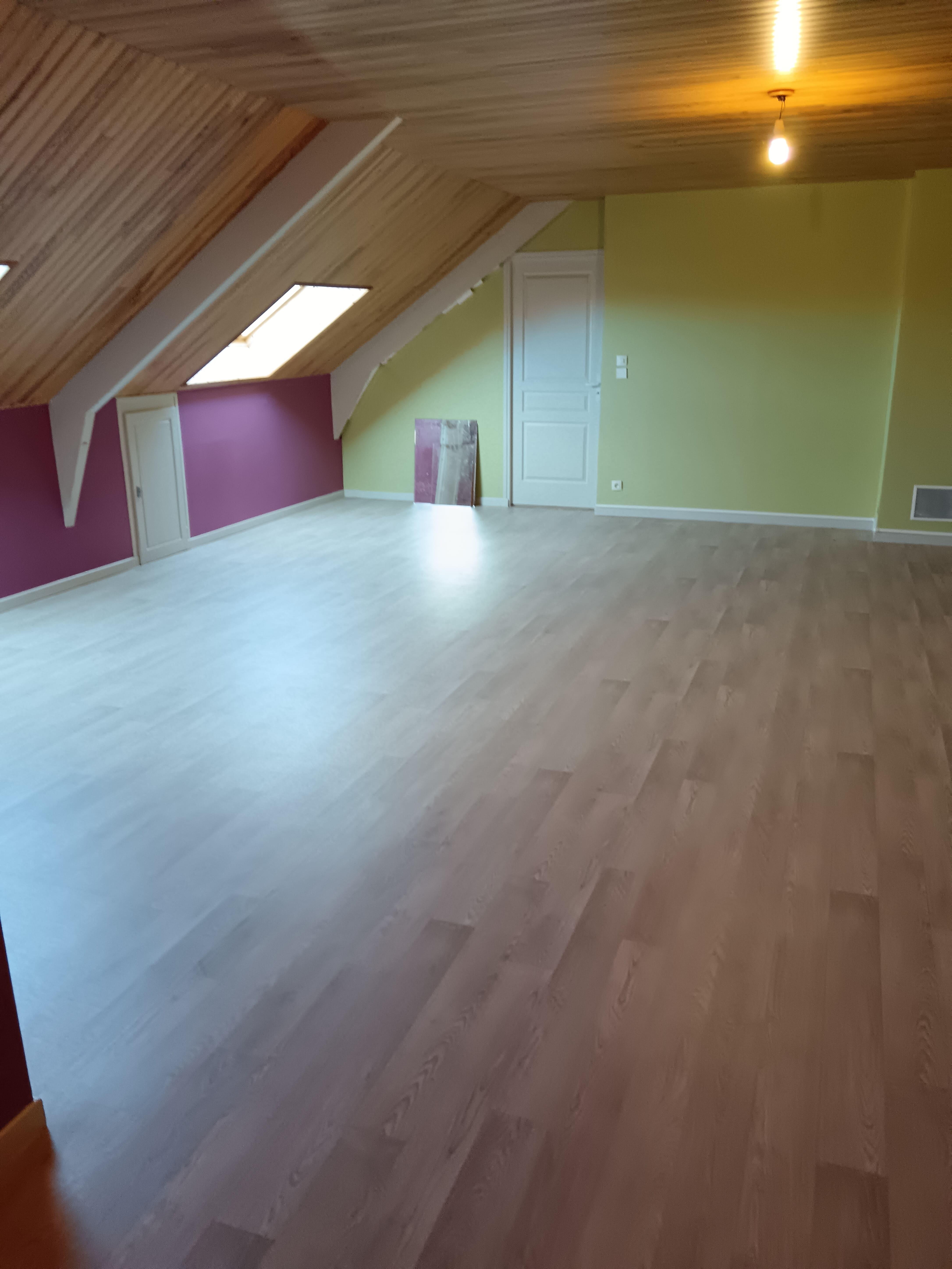 Piece de 50m² sous combles
