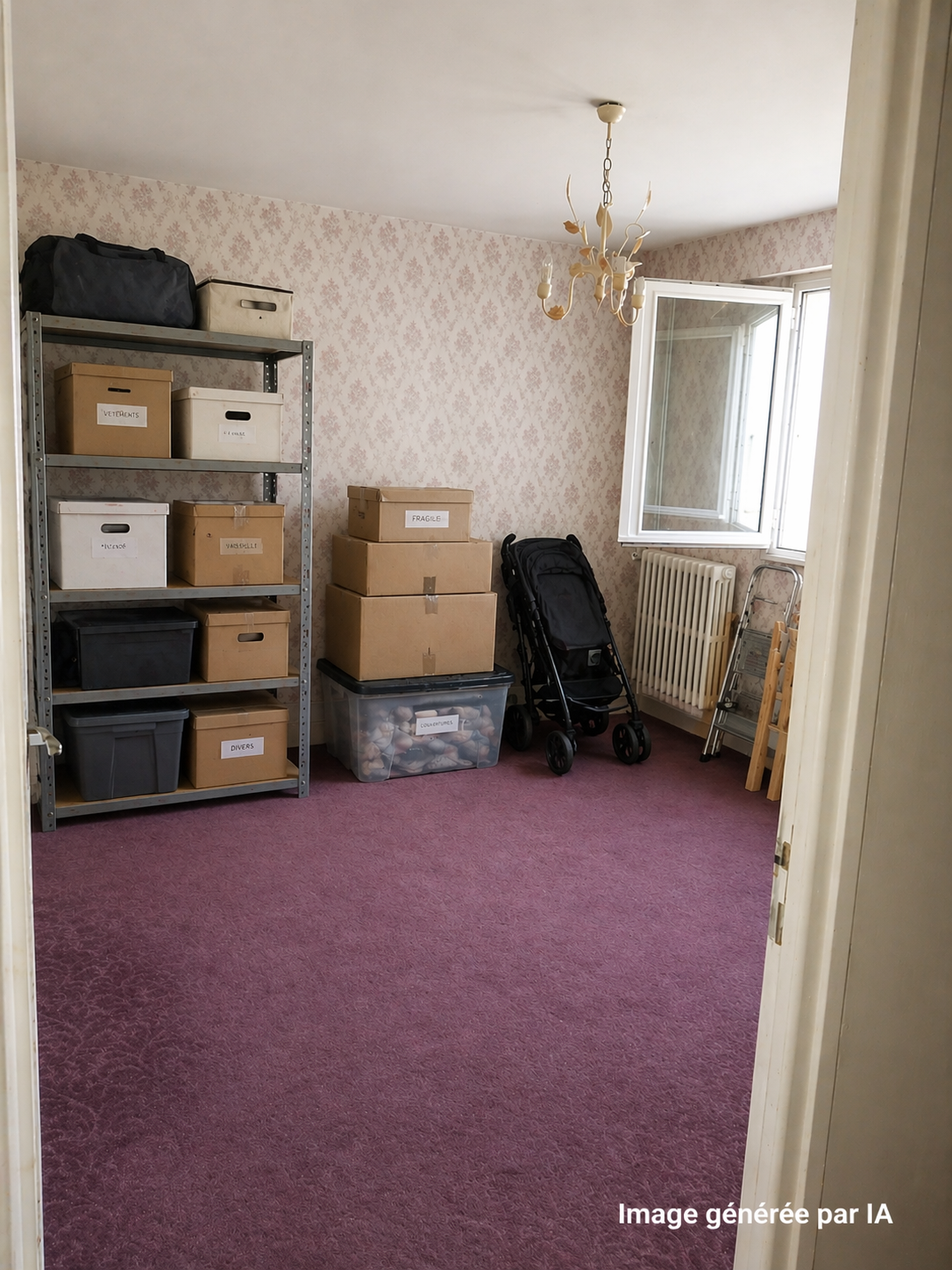 Espace privé • Box de stockage dans maison