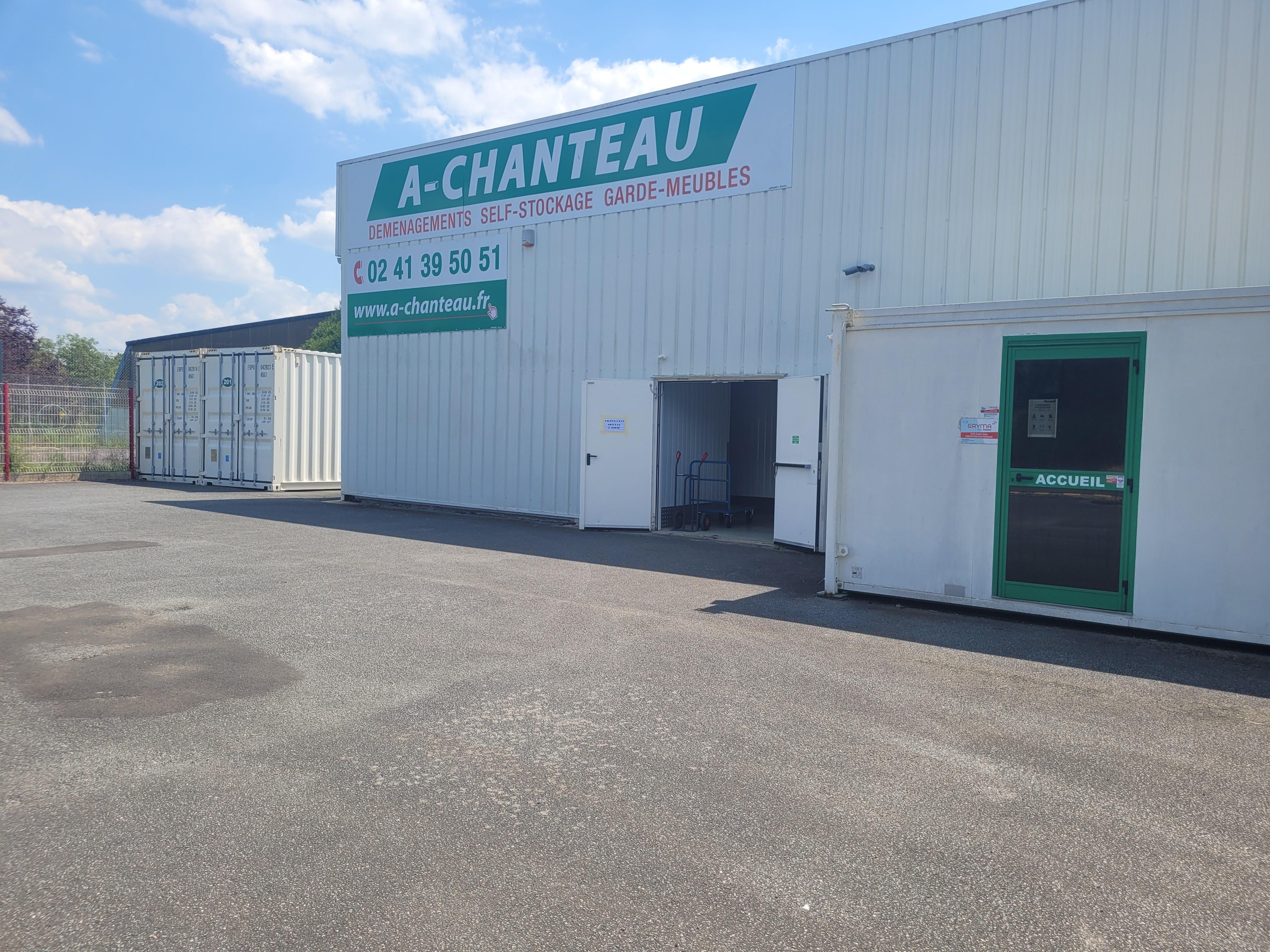 conteneur de self-stockage à 8 min d'Angers