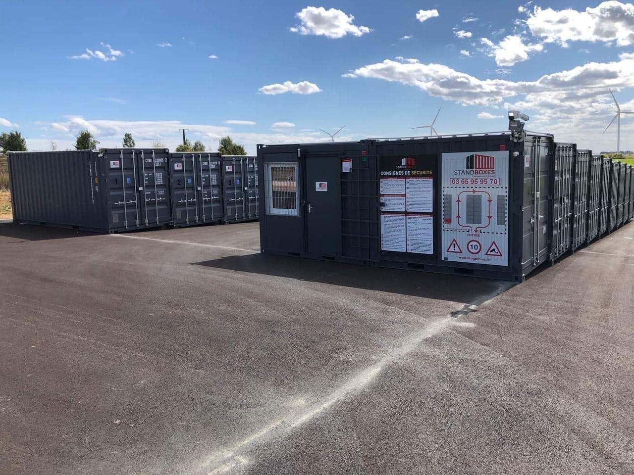 Box de stockage sécurisé de 10 m2 à