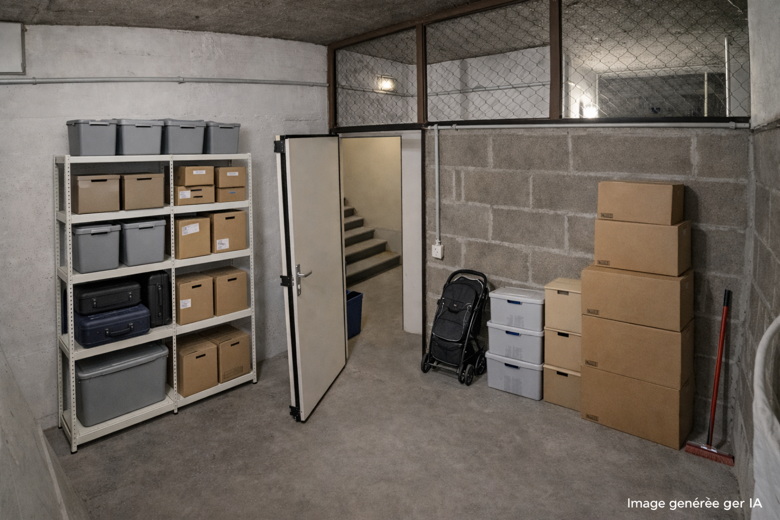 Local/box de stockage en cave Lille Saint Maur,