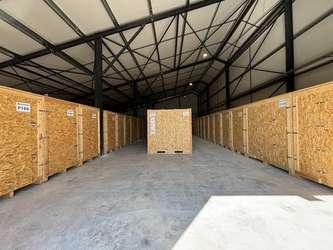 Box en bois garde meuble intérieur 8m3