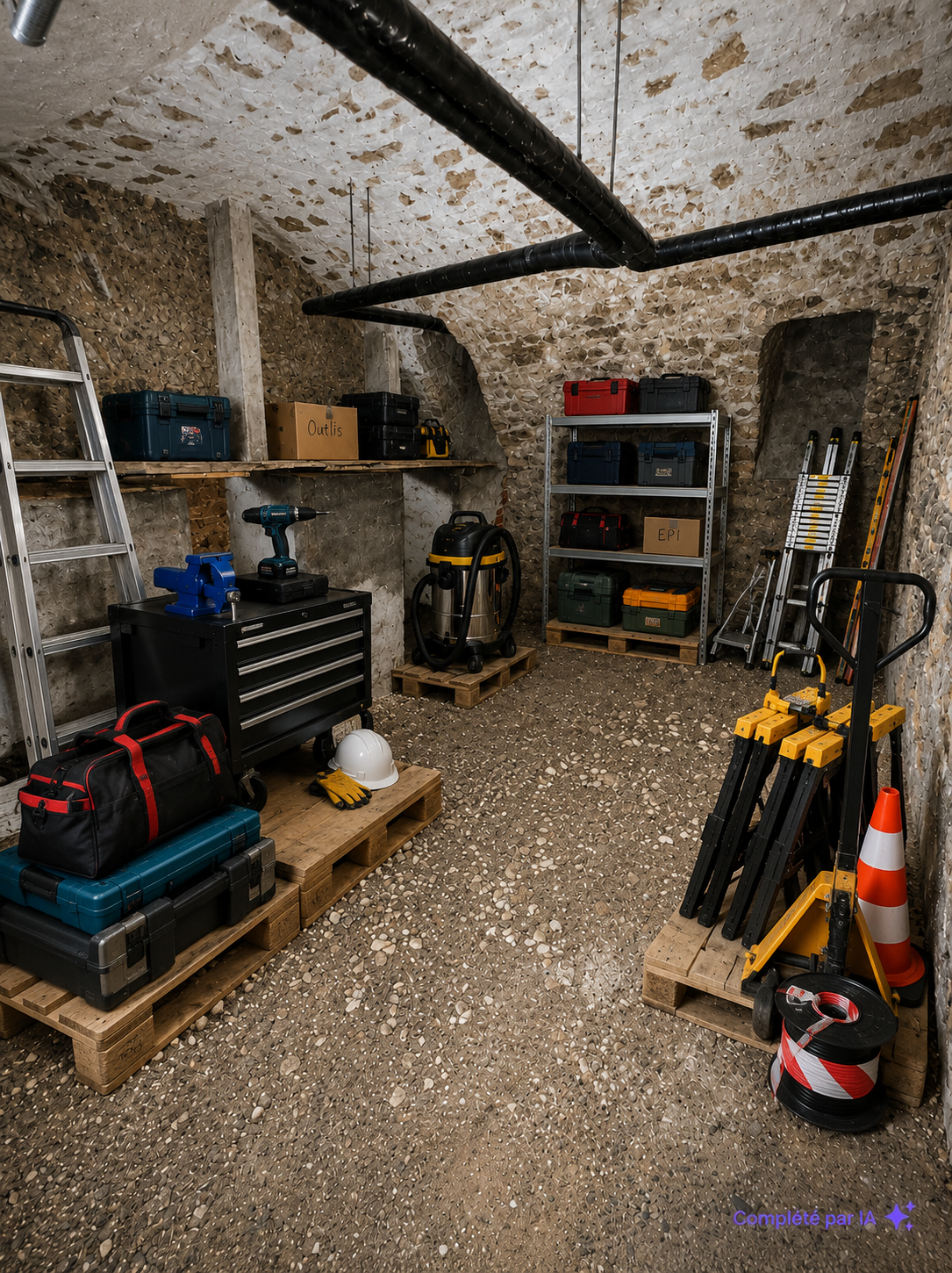 Cave pour stockage vieux lille - 21 m2