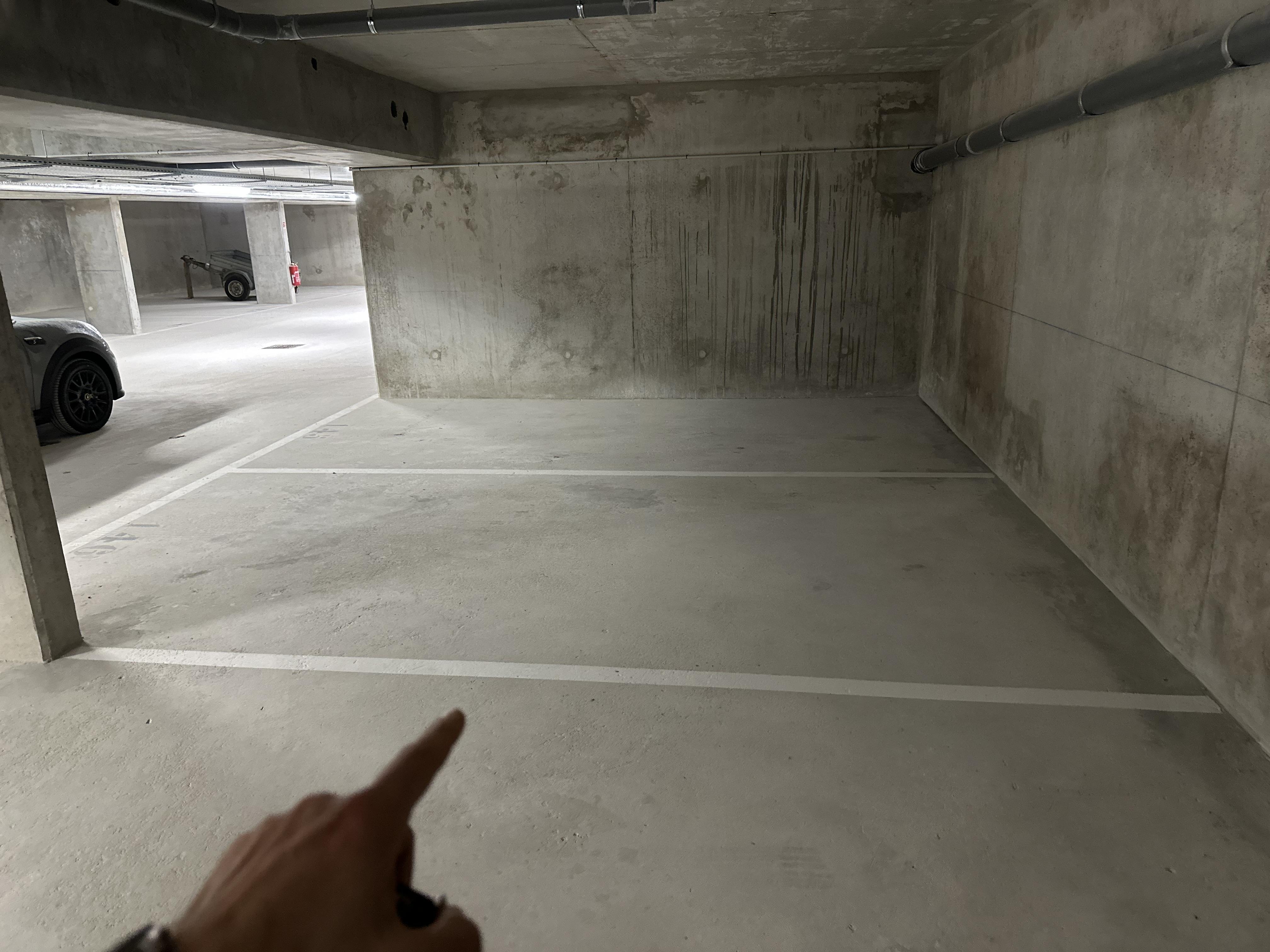Place de parking sécurisée