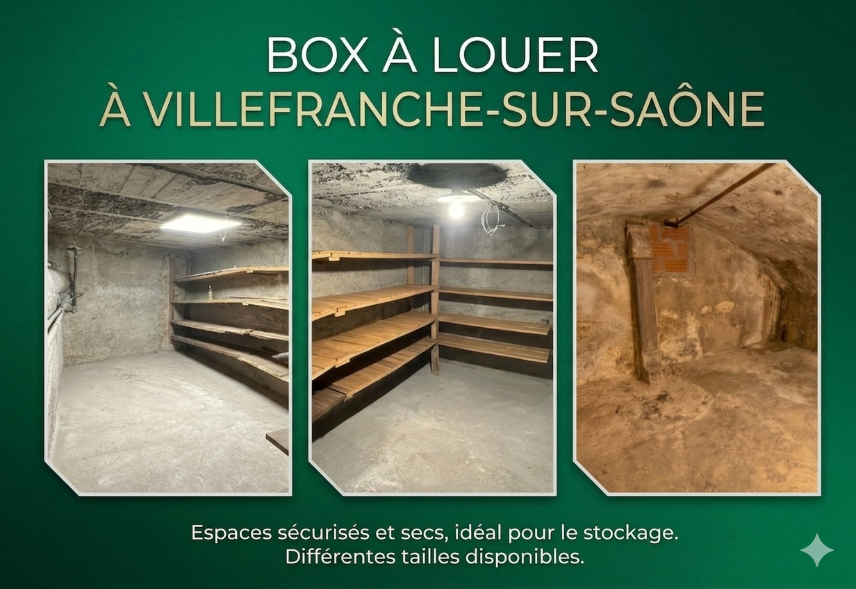 Stockage / Garde-meuble / Cave / Box /