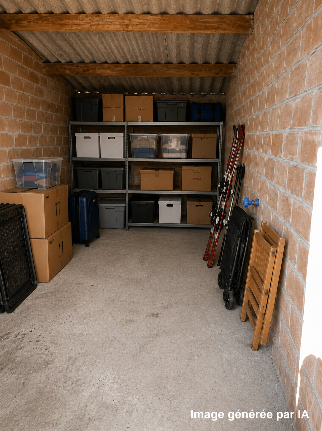 Garage , lieu de stockage