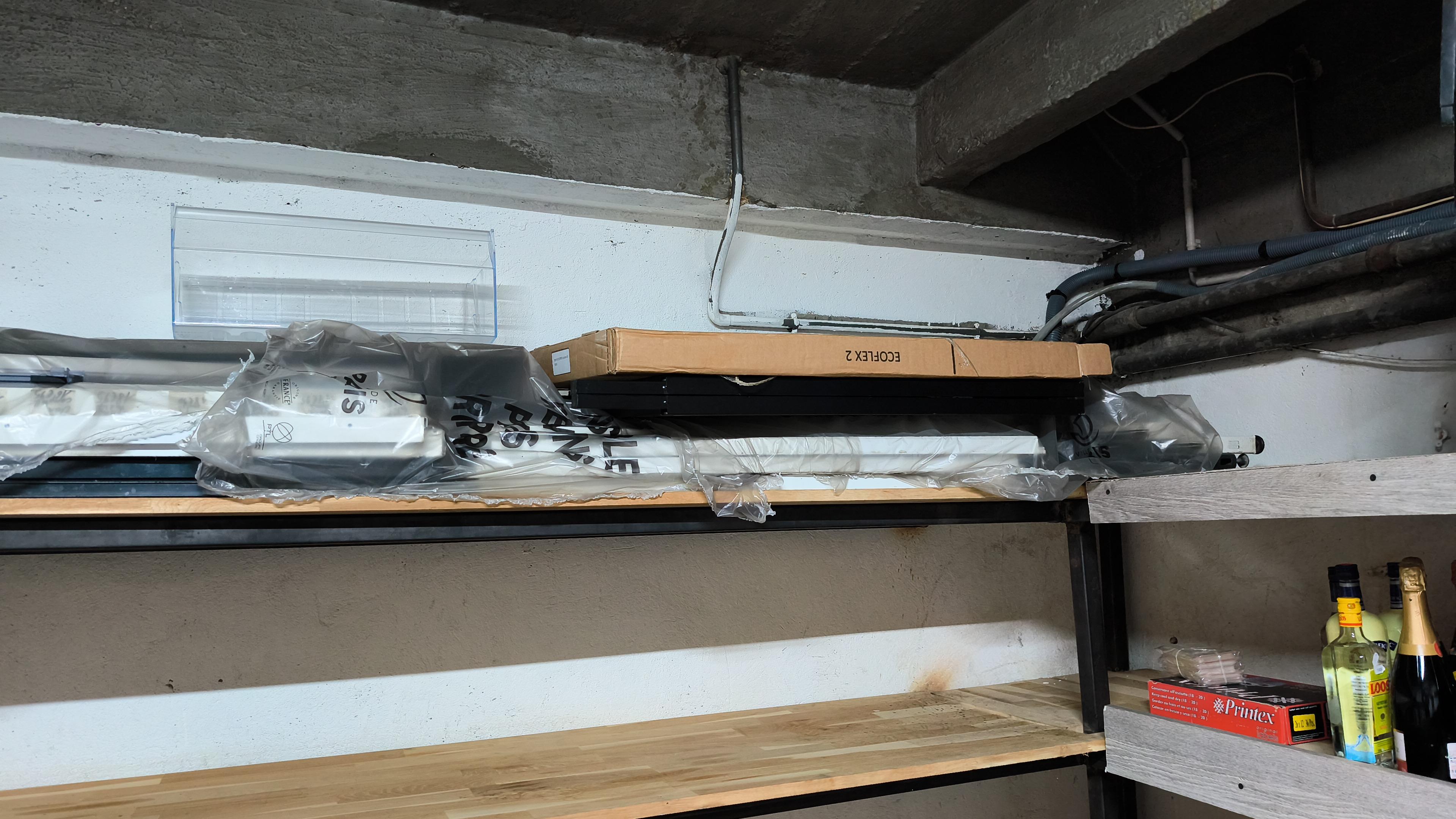 Espace de stockage sécurisée en sous - sol